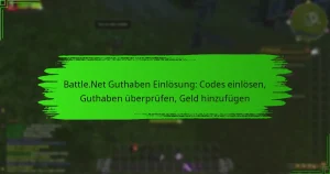 Battle.Net Guthaben Einlösung: Codes einlösen, Guthaben überprüfen, Geld hinzufügen