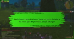 Battle.Net Guthaben Einlösung: Verwendung des Guthabens für Käufe, Berechtigte Artikel, Einschränkungen