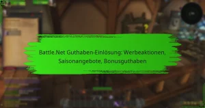 Battle.Net Guthaben-Einlösung: Werbeaktionen, Saisonangebote, Bonusguthaben