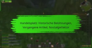 Handelsplatz: Historische Belohnungen, Vergangene Artikel, Nostalgiefaktor