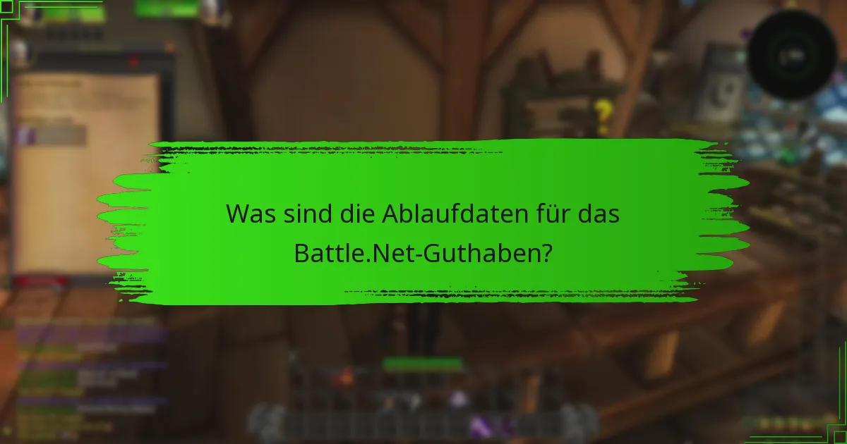 Wie kann ich mein Battle.Net-Guthaben erhalten?