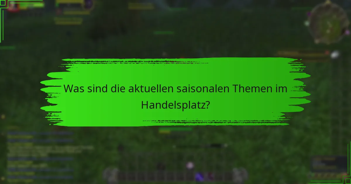 Wie funktionieren die rotierenden Gegenstände im Handelsplatz?
